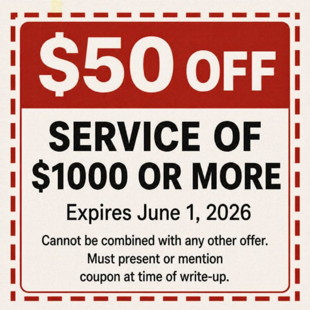 50 off service of 1000 or more