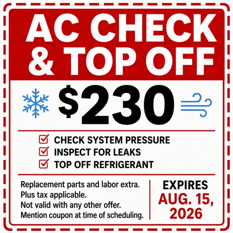 ac check and top off